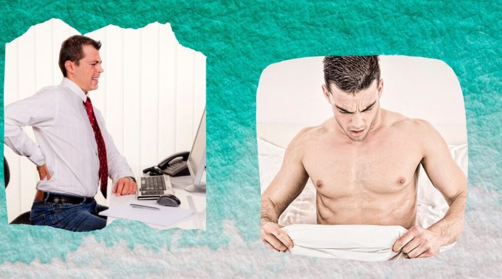 Symptome einer Prostatitis bei Männern